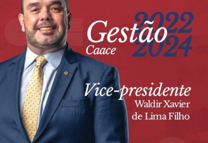 Conheça a gestão 2022-2024: Waldir Xavier, vice-presidente da CAACE