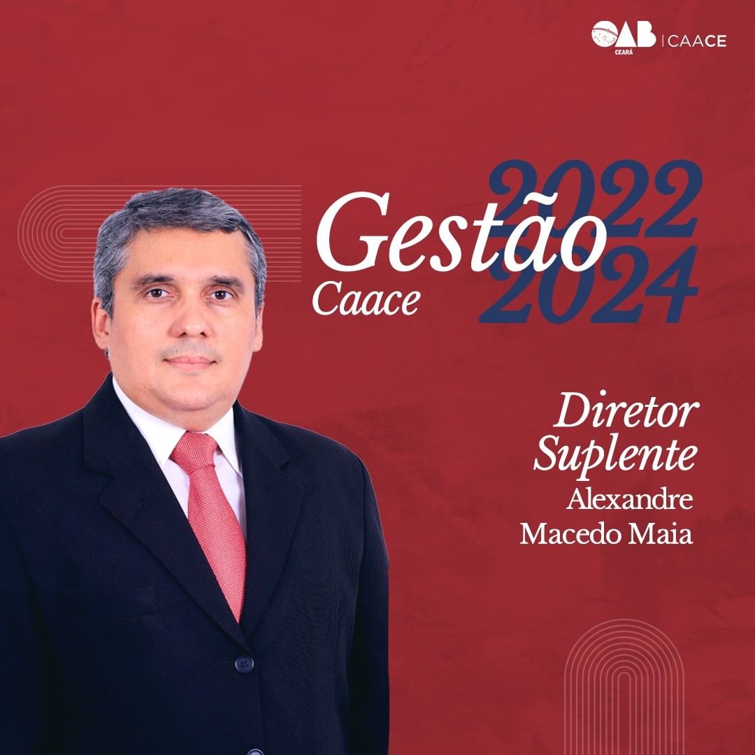 Conheça a gestão 2022-2024: Alexandre Maia, diretor suplente da CAACE