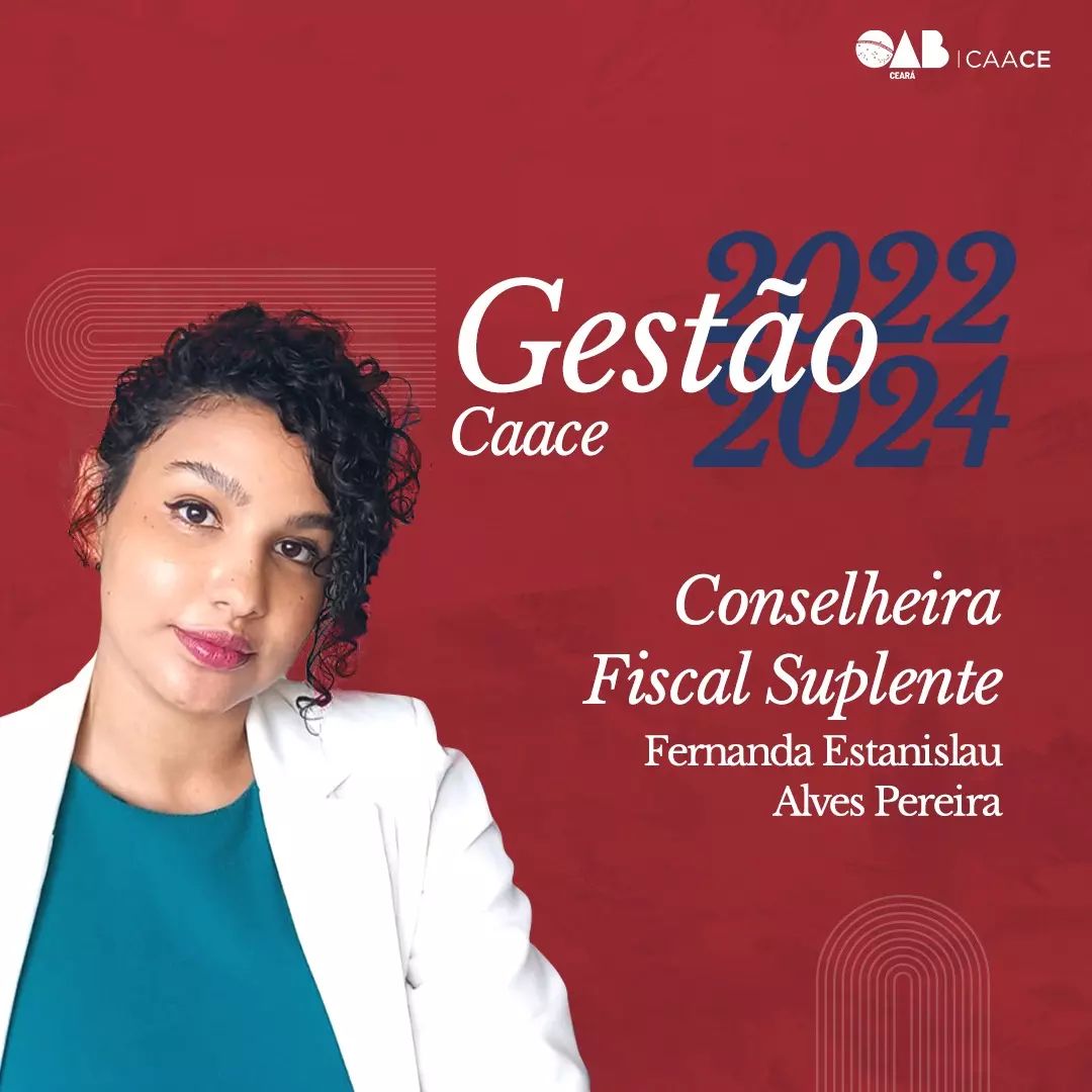 Conheça a gestão 2022-2024: Fernanda Estanislau, conselheira fiscal suplente da CAACE
