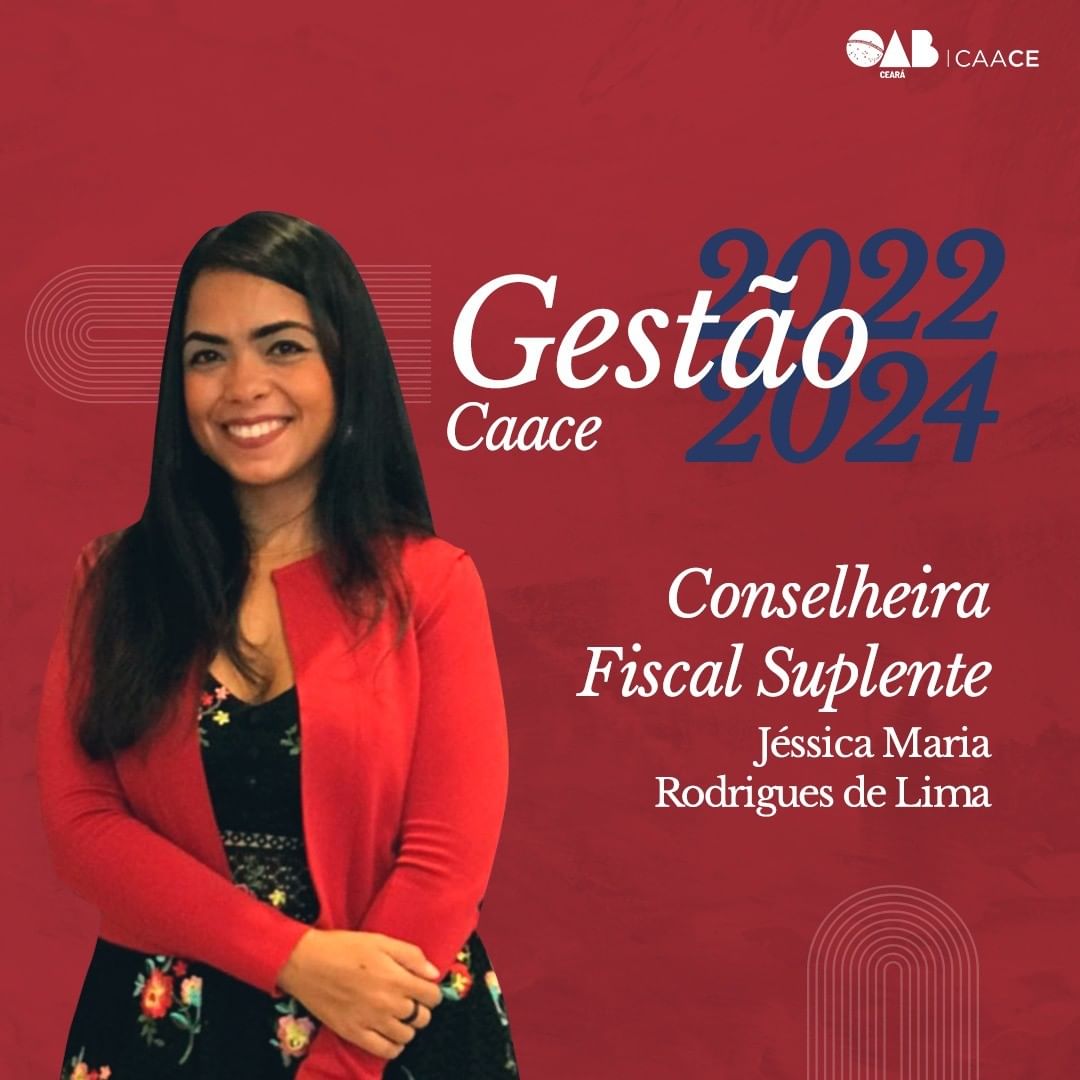 Conheça a gestão 2022-2024: Jessica Rodrigues, conselheira fiscal suplente da CAACE