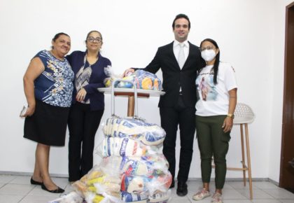 CAACE realiza doação de alimentos a entidades filantrópicas de Fortaleza