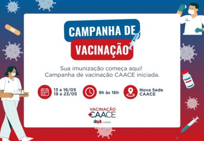 CAACE realiza campanha de vacinação contra a gripe